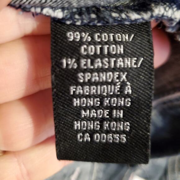 Woman's Studded denim jacket with patches sz.M - Picture 12 of 12